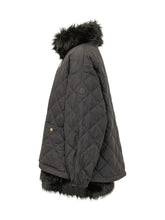MONCLER - Chaleureux Quilted Jacket with Voluminous Collar - Black - LIDIASHOPPING® - Official Website