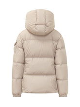 MONCLER - Piumino Fourmines con Cappuccio - Beige - LIDIASHOPPING® - Official Website