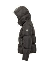 MONCLER - Castelnew Puffer Jacket with Hood - Black - LIDIASHOPPING® - Official Website