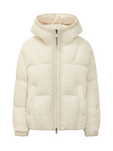 MONCLER - Cristallin Jacket with Hood - White - LIDIASHOPPING® - Official Website