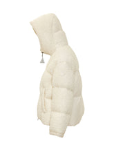 MONCLER - Cristallin Jacket with Hood - White - LIDIASHOPPING® - Official Website