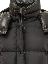 MONCLER - Cappotto Lungo Litte Trapuntato con Cappuccio - Nero - LIDIASHOPPING® - Official Website