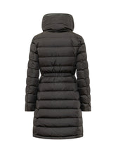 MONCLER - Piumino Lungo Flammette con Collo Alto - Nero - LIDIASHOPPING® - Official Website