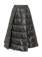 MONCLER - Gonna con Superficie Bouclé - Nero - LIDIASHOPPING® - Official Website