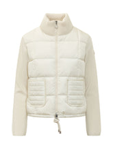 MONCLER - Cardigan Trapuntato con Tasche Frontali - Bianco - LIDIASHOPPING® - Official Website