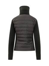 MONCLER - Cardigan con Fronte Trapuntato e Collo Alto - Nero - LIDIASHOPPING® - Official Website