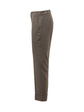 PT TORINO - Pantaloni Andrea con Risvolto - Grigio - LIDIASHOPPING® - Official Website