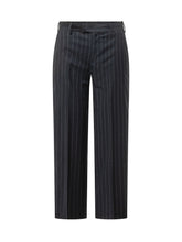 PT TORINO - Pantaloni Emma con Motivo Gessato - Blu - LIDIASHOPPING® - Official Website