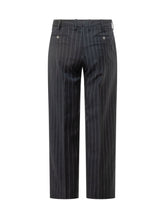 PT TORINO - Pantaloni Emma con Motivo Gessato - Blu - LIDIASHOPPING® - Official Website