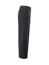 PT TORINO - Pantaloni Emma con Motivo Gessato - Blu - LIDIASHOPPING® - Official Website