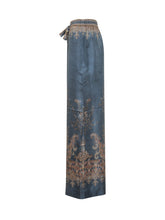 ZIMMERMANN - Pantaloni Valiant a Gamba Ampia - Blu - LIDIASHOPPING® - Official Website