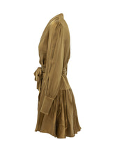 ZIMMERMANN - Abito Mini a Portafoglio - Verde - LIDIASHOPPING® - Official Website
