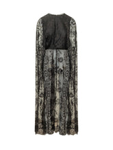 ZIMMERMANN - Abito Lungo Valiant con Mantella in Pizzo - Nero - LIDIASHOPPING® - Official Website