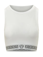 VERSACE - Top Corto con Fascia Decorata -  - LIDIASHOPPING® - Official Website