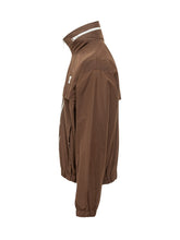 AMI ALEXANDRE MATTIUSSI - Giacca Ami Coeur con Zip - Marrone - LIDIASHOPPING® - Official Website