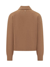 AMI ALEXANDRE MATTIUSSI - Jacket with High Neck and Zip - Brown - LIDIASHOPPING® - Official Website