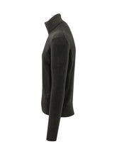 AMI ALEXANDRE MATTIUSSI - Turtleneck Sweater with Ribbed Edges - Black - LIDIASHOPPING® - Official Website