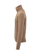 AMI ALEXANDRE MATTIUSSI - Maglia a Collo Alto - Marrone - LIDIASHOPPING® - Official Website