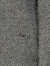 AMI ALEXANDRE MATTIUSSI - Polo Sweater with Short Button Placket - Grey - LIDIASHOPPING® - Official Website