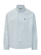 AMI ALEXANDRE MATTIUSSI - Camicia Boxy a Righe -  - LIDIASHOPPING® - Official Website