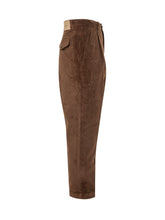 AMI ALEXANDRE MATTIUSSI - Pantaloni Carrot con Pince - Marrone - LIDIASHOPPING® - Official Website