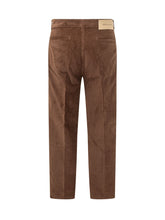 AMI ALEXANDRE MATTIUSSI - Pantaloni Parisian con Pince - Marrone - LIDIASHOPPING® - Official Website