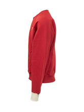 AMI ALEXANDRE MATTIUSSI - Felpa con Collo Alto a Contrasto - Rosso - LIDIASHOPPING® - Official Website