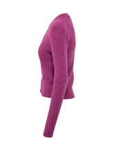 AMI ALEXANDRE MATTIUSSI - V Neck Cardigan - Pink - LIDIASHOPPING® - Official Website