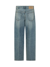AMI ALEXANDRE MATTIUSSI - Jeans Balloon Fit - Blu - LIDIASHOPPING® - Official Website