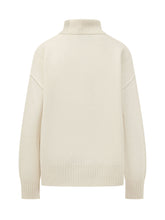 AMI ALEXANDRE MATTIUSSI - Maglia con Collo Alto e Logo - Bianco - LIDIASHOPPING® - Official Website