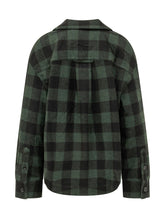 AMI ALEXANDRE MATTIUSSI - Overshirt a Quadri con Tasche - Verde - LIDIASHOPPING® - Official Website