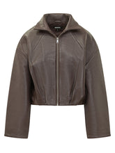 ROTATE - Giacca Corta con Zip e Colletto Ampio - Viola - LIDIASHOPPING® - Official Website