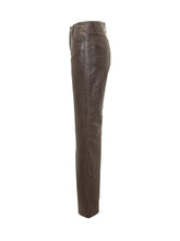 ROTATE - Straight Leg Trousers with Seams - Brown - LIDIASHOPPING® - Official Website