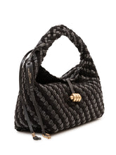 GIANNI CHIARINI - Borsa Aurelie Intrecciata - Nero - LIDIASHOPPING® - Official Website