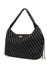 GIANNI CHIARINI - Borsa Aurelie Intrecciata a Spalla - Nero - LIDIASHOPPING® - Official Website