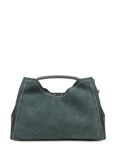 GIANNI CHIARINI - Aurora Bag with Shaped Opening - Green - LIDIASHOPPING® - Official Website