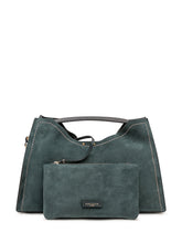 GIANNI CHIARINI - Aurora Bag with Shaped Opening - Green - LIDIASHOPPING® - Official Website