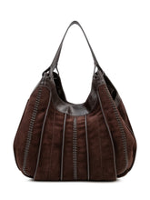 GIANNI CHIARINI - Borsa Dua Compatta con Pannelli Intrecciati - Marrone - LIDIASHOPPING® - Official Website