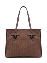 GIANNI CHIARINI - Marcella Bag with Ribbed Surface - Brown - LIDIASHOPPING® - Official Website