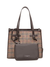 GIANNI CHIARINI - Marcella Check Bag with Long Handles - Brown - LIDIASHOPPING® - Official Website
