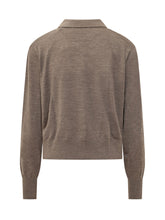 BA&SH - Cardigan Boston con Colletto - Marrone - LIDIASHOPPING® - Official Website