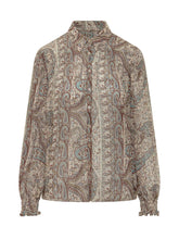 BA&SH - Camicia Cleo con Stampa Paisley - Multicolore - LIDIASHOPPING® - Official Website