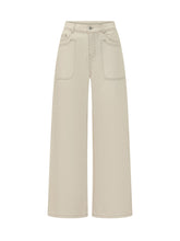 BA&SH - Zoel Wide Leg Jeans - White - LIDIASHOPPING® - Official Website