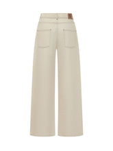 BA&SH - Zoel Wide Leg Jeans - White - LIDIASHOPPING® - Official Website