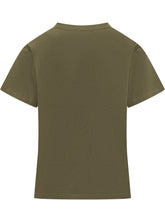 BA&SH - Ioni T-shirt with College Print - Green - LIDIASHOPPING® - Official Website