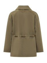 BA&SH - Cappotto Kam con Coulisse in Vita - Verde - LIDIASHOPPING® - Official Website