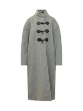 BA&SH - Cappotto Kaya con Alamari - Grigio - LIDIASHOPPING® - Official Website