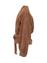 BA&SH - Giacca Manon con Cintura - Marrone - LIDIASHOPPING® - Official Website