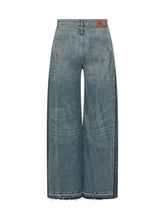 BA&SH - Mislav Wide Leg Jeans - Blue - LIDIASHOPPING® - Official Website