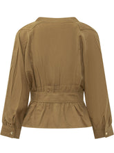BA&SH - Precila Top with Waist Ties - Beige - LIDIASHOPPING® - Official Website